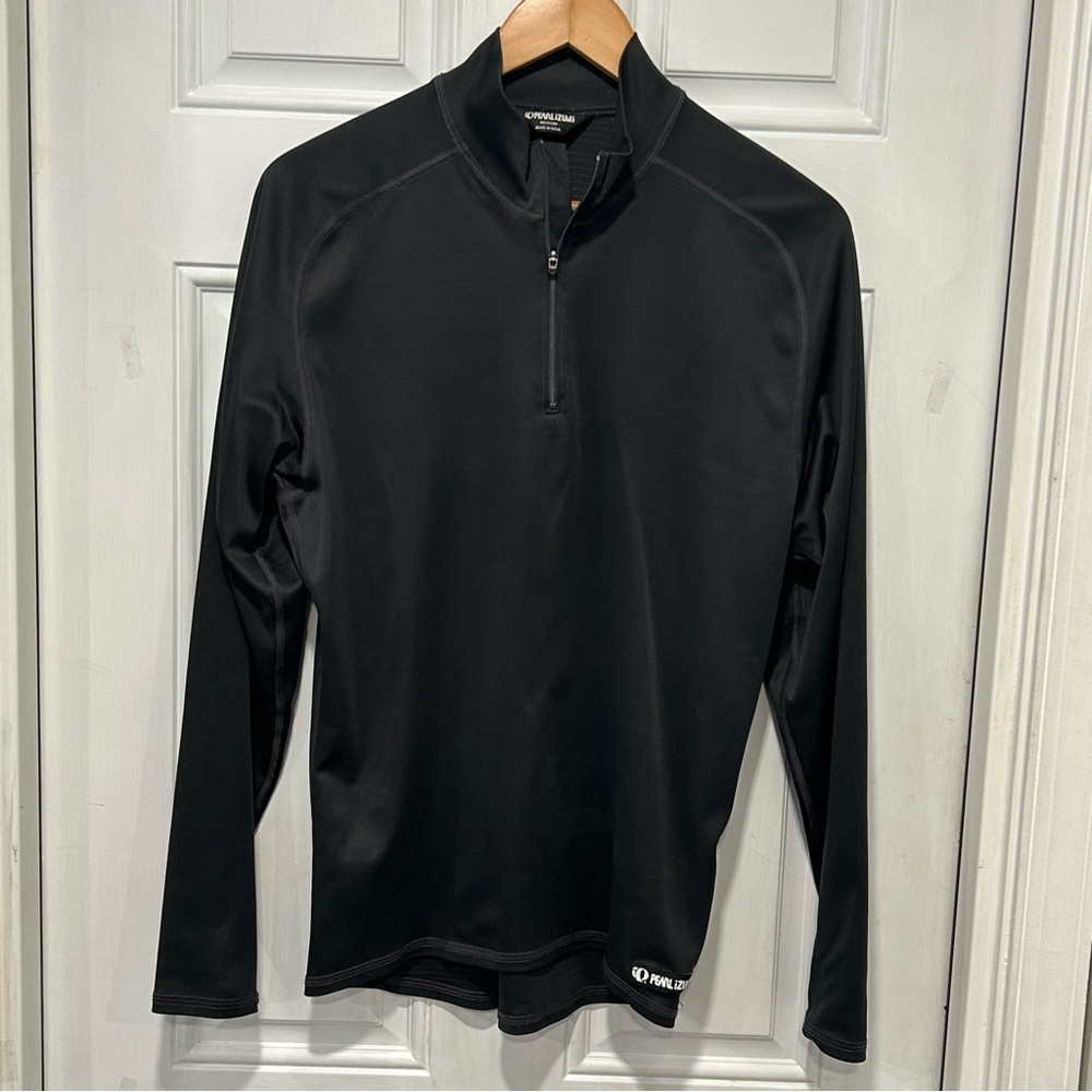 Pearl iZumi Men's Long Sleeve 1/4 Zip Pullover Shirt Size M, Cycling, Vintage